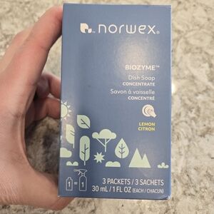 Norwex Biozyme Dish Soap Concentrate - Blue and White